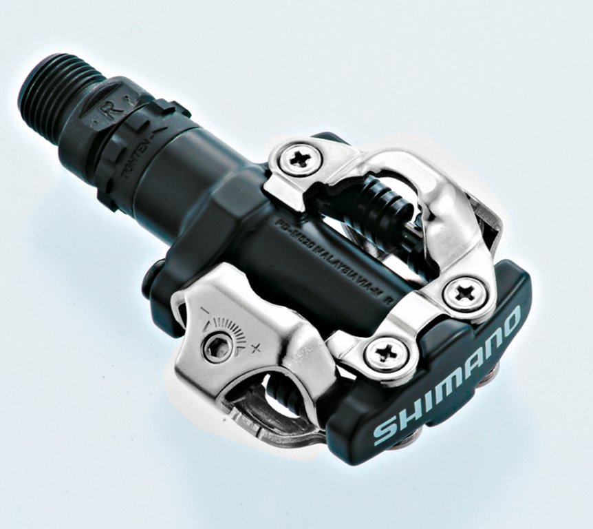 PEDALES SHIMANO M-520 SPD NEGRO
