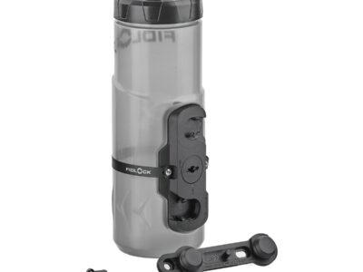 Kit Fidlock Twist portabidón magnético + bidón 600ml ahumado
